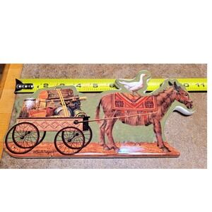 Bradford Exchange Hee Haw Express Mule Donkey Wagon Plate Charles Wysocki 0031